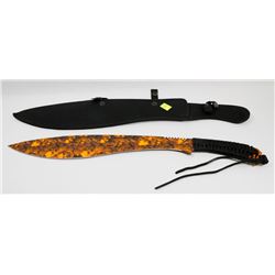 NEW! 23" ZOMBIE KILLER MACHETE WITH NYLON