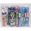 Image 1 : LARGE BAG OF ASSORTED DENTAL HYGIENE ITEMS