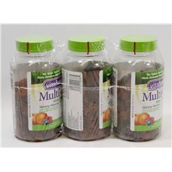 3 BOTTLES OF VITA FUSION ADULT MULTIVITAMINS