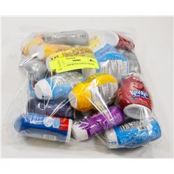 BAG OF ASSORTED LIQUID DRINK MIX