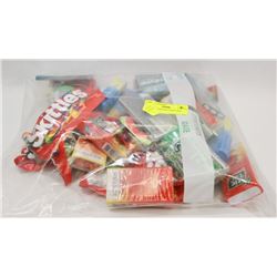 BAG OF ASSORTED CANDY AND MINTS.