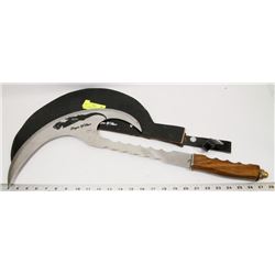 ALIEN WARRIOR FANTASY BATTLE AXE HATCHET