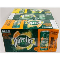 LOT OF 3 ASST PERRIER SPARKLING WATER.