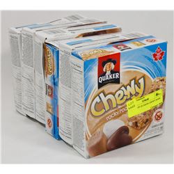 6 BOXES OF QUAKER CHEWY BARS