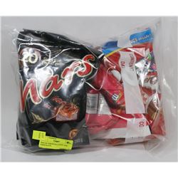 BAG OF ASSORTED CANDY AND CHOCOLATE.