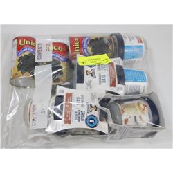 BAG OF OATMEAL & OLIVES.