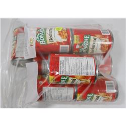 BAG OF ASSORTED CHEF BOYARDEE CANNED FOOD