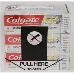 LOT OF 6 COLGATE TOTAL TOOTHPASTES.