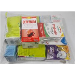 BAG OF ASST VITAMINS AND SUPPLEMENTS