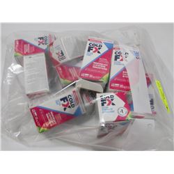BAG OF ASSORTED COLD FX CAPSULES
