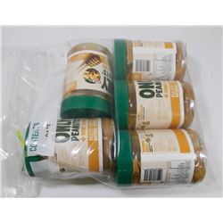 BAG OF ASSORTED PEANUT BUTTER