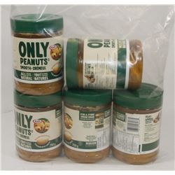 BAG OF ASSORTED PEANUT BUTTER