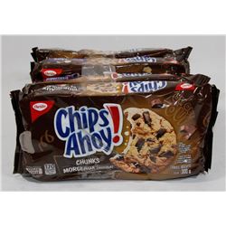 LOT OF 4 CHIPS AHOY TRIPLE CHOCOLATE & CHOCOLATE