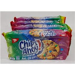 LOT OF 4 CHIPS AHOY RAINBOW