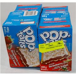 LOT OF 4 STRAWBERRY POPTARTS