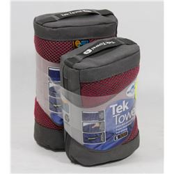 LOT OF 2 TEK TOWEL SIZE SMALL AND MEDIUM.