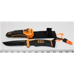 GERBER BEAR GRYLLS KNIFE WITH SHEATH.