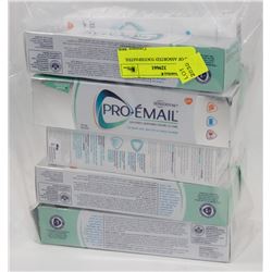 BAG OF ASSORTED TOOTHPASTES.