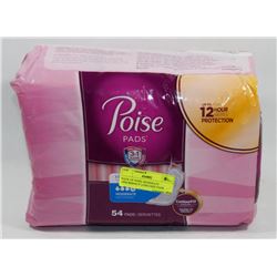 PACK OF POISE MODERATE ABSORBENCY LONG SIZE PADS