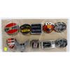 Image 1 : LOT OF 10 ASSORTED POP CULTURE BELT BUCKLES