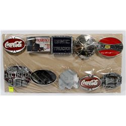 LOT OF 10 ASSORTED POP CULTURE BELT BUCKLES