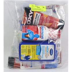 BAG OF MISC INCLUDING GAVISCON, DR. SCHOLLS WART