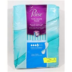 PACK OF POISE REGULAR SIZE THIN SHAPE MODERATE