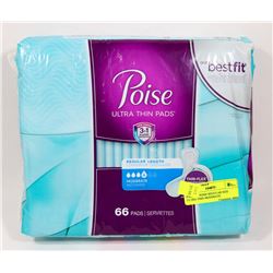 PACK OF POISE REGULAR SIZE ULTRA THIN MODERATE