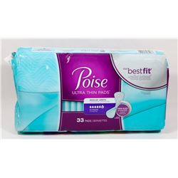 33 PACK OF POISE ULTRA THIN PADS