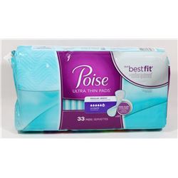 33 PACK OF POISE ULTRA THIN PADS