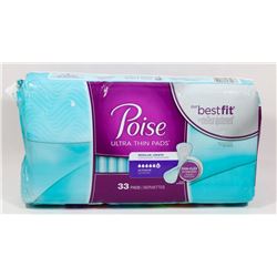 33 PACK OF POISE ULTRA THIN PADS