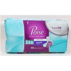 33 PACK OF POISE ULTRA THIN PADS