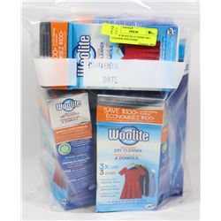 BAG OF WOOLITE AT HOME DRY CLEANER AND FINISH