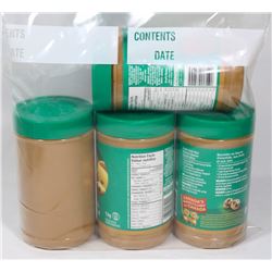 LOT OF 4 KRAFT SMOOTH PEANUT BUTTER.