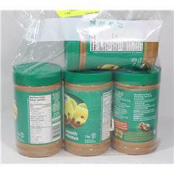 LOT OF 4 KRAFT SMOOTH PEANUT BUTTER.