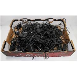 LARGE FLAT OF (MOSTLY 5V) DC POWER SUPPLY PLUGS