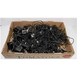 LARGE FLAT OF (MOSTLY 5V) DC POWER SUPPLY PLUGS