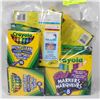 Image 1 : BAG OF ASSORTED CRAYOLA PRODUCTS.