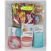 Image 1 : BAG OF MISC INCLUDING SCHOOL SNACKS, BAUSCH AND