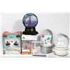 Image 1 : LOT OF 6  SNOW GLOBES