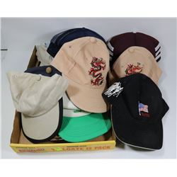 FLAT OF ASSORTED BALL HATS