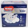 Image 1 : BOX OF HUGGIES OVERNITES SIZE 6 CONTAINS 54 DIAPER