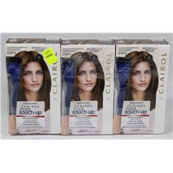 LOT OF 3 CLAIROL HAIR COLOUR