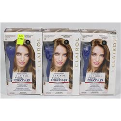 LOT OF 3 CLAIROL HAIR COLOUR