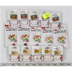 LARGE BUNDLE OF SOUVENIR PINS