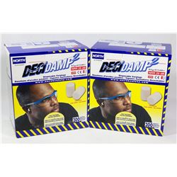 TWO BOXES OF DECIDAMP DISPOSABLE EARPLUGS