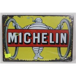 NEW! 12" X 8" MICHELIN METAL SIGN