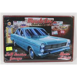 NEW! 12" X 8" MUSCLE CAR  METAL SIGN