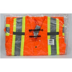 TWO CONDOR HI VIS SURVEYORS VESTS SIZE XL