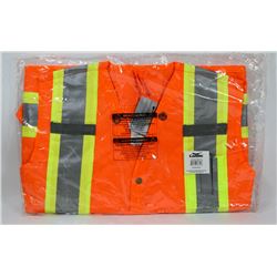 TWO CONDOR HI VIS SURVEYORS VESTS SIZE XL